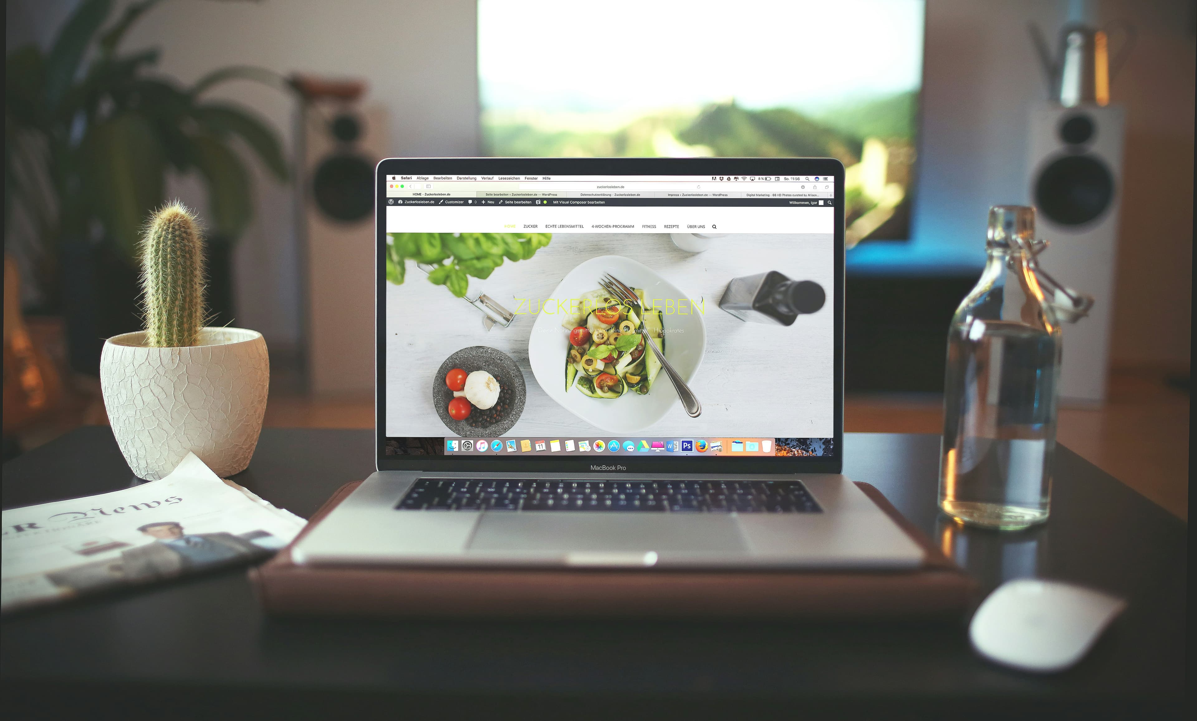 Laptop showing Tailorbit innovation